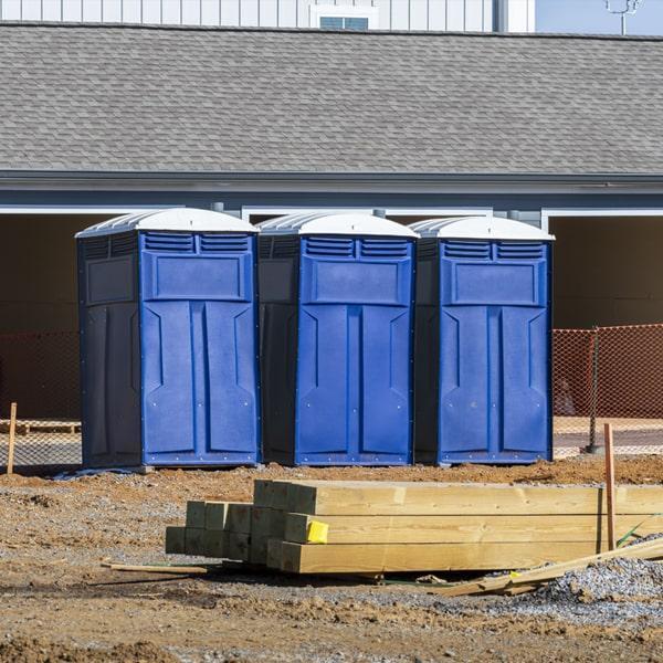 Heavy-duty construction site porta potty in Starkville, Mississippi